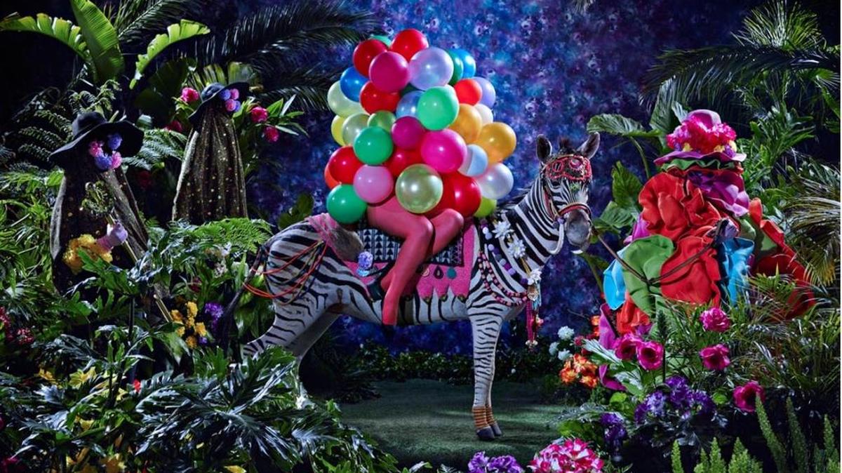 Athi-Patra Ruga’s “Night of the Long Knives 1,” 2013, is part of a one-night performance at bassX museum on Feb. 23, 2016.