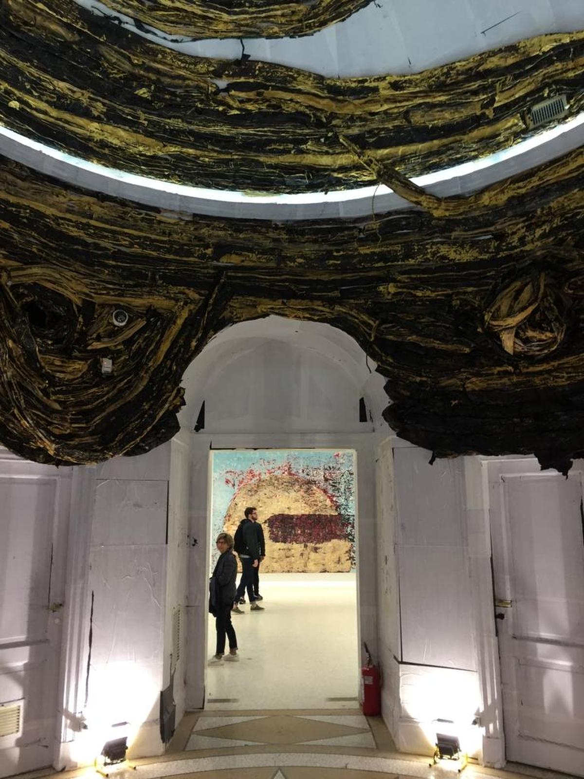 Mark Bradford’s abstract installation, “Tomorrow is Another Day,” in the U.S. pavilion is a highlight of the 2017 Venice Biennale.