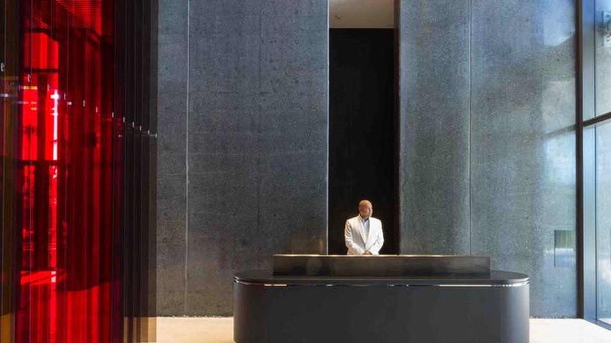 Faena House lobby.