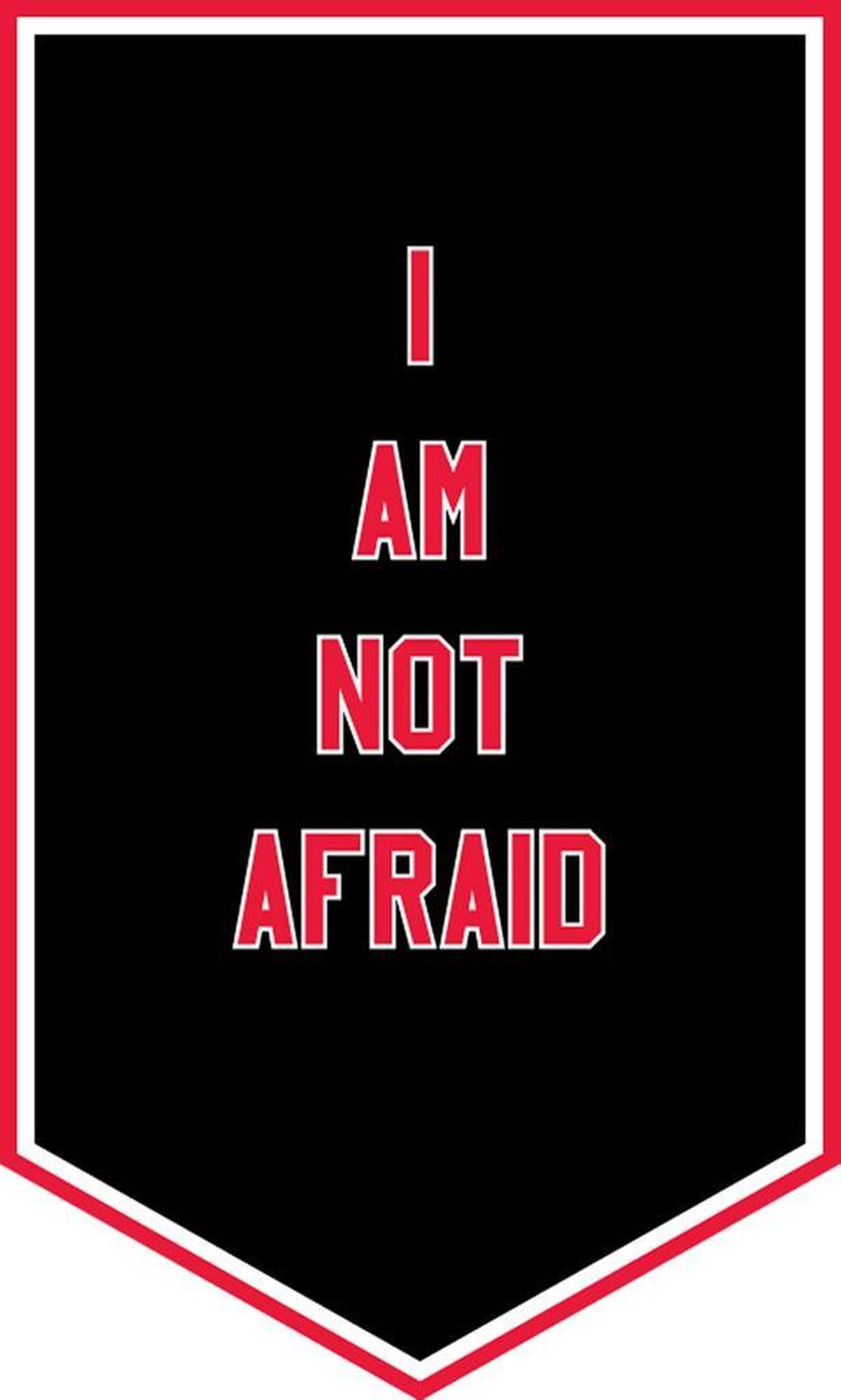 Chery Pope’s “I Am Not Afraid” is one of the works on view at Fair, non-commercial art festival being hosted at Brickell City Centre during Miami Art Week 2017.