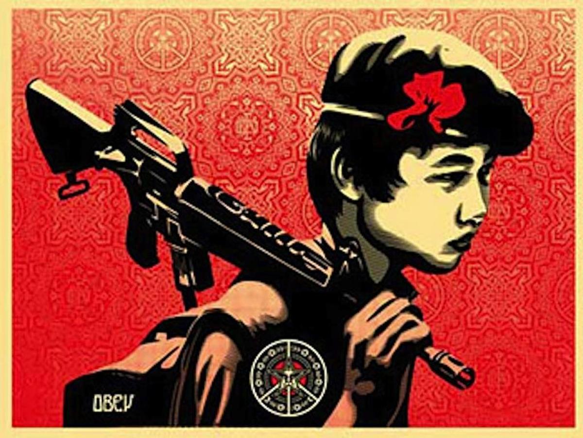 Shepard Fairey is among the artists whose work is included in the Urban Legends show at the Sagamore Hotel.