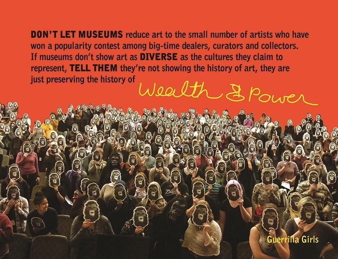 Work by the Guerilla Girls will be among those shown during the 2017 noncommercial Fair at Brickell City Centre.