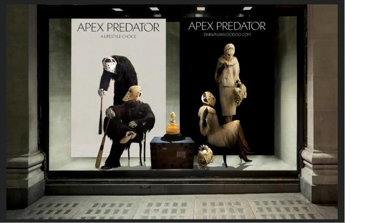 “Apex Predator / Darwinian Voodoo” by Fantich & Young merges art, fashion and design.