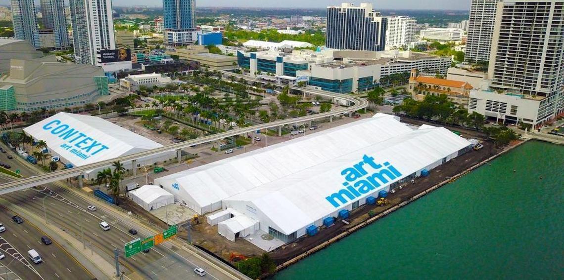 In 2017, Art Miami / CONTEXT fairs move to the bayfront site formerly occupied by The Miami Herald.