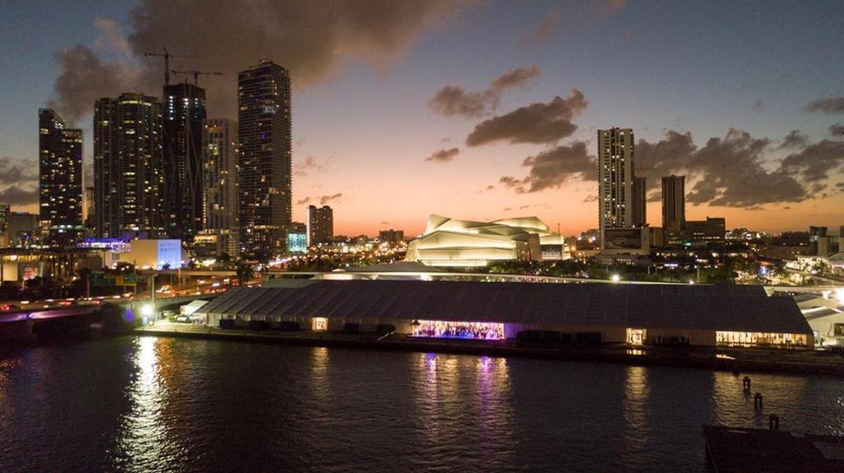 Art Miami’s new location on Biscayne Bay.