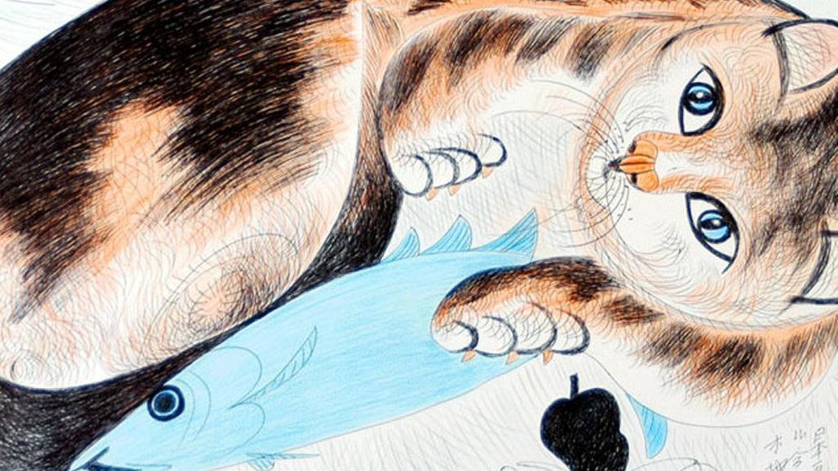 
‘Mother and Baby’ by Jimmy Tsutomu Mirikitani is part of a new exhibition at the Morikami Museum.
