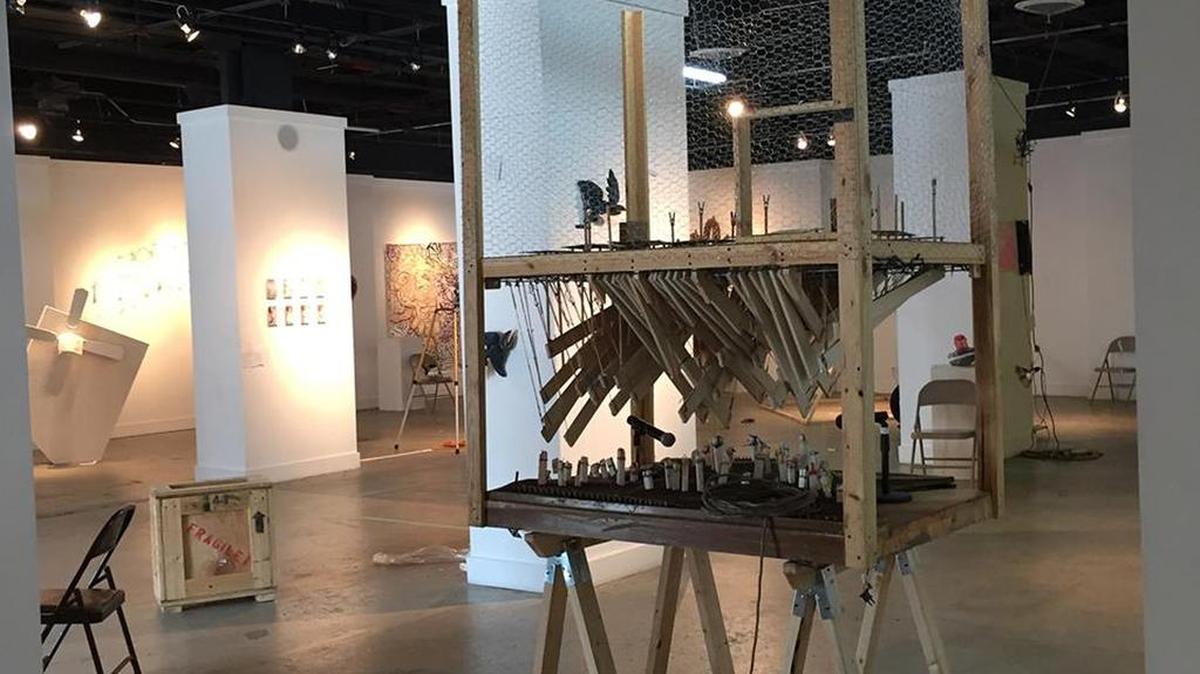 
Collabo 5 is an expansive collaborative exhibition at Miami’s Bakehouse Art Complex.
