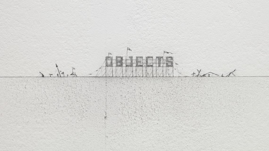 
Drawings from “Glexis Novoa: Emptiness,” through Oct. 1, 2015, at Lowe Art Museum. 
