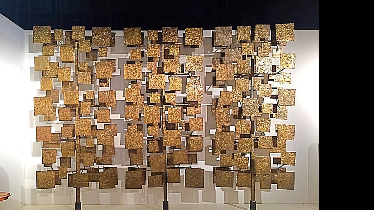 
Harry Bertoia first created “Money Trees” for the First National Bank of Miami lobby designed by Florence Knoll Bassett. Several of the trees appeared for sale at the 2015 edition of Design Miami/ in Basel, Switzerland, at the Moderne Gallery. 
