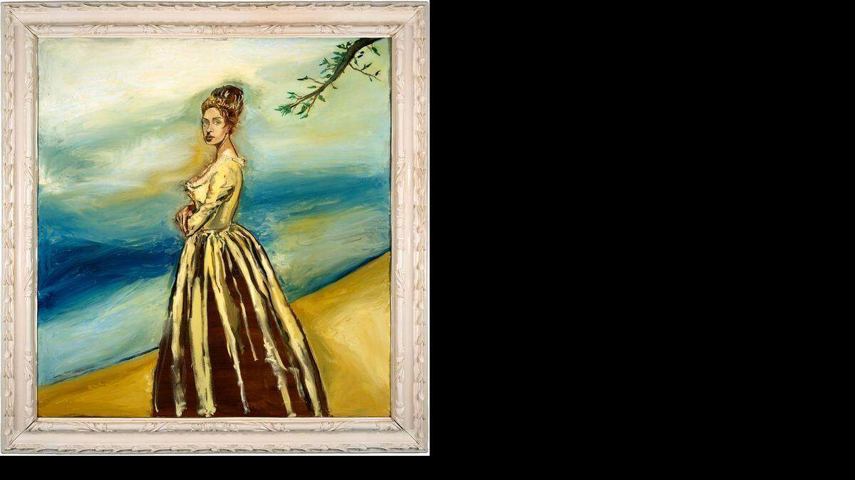 
Portrait of Olatz Schnabel by Julian Schnabel is being donated to NSU Museum of Art, March 2015.
