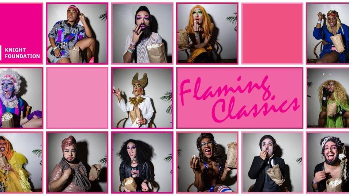 Juan Barquin and Trae Dellis received $25,000 to build community, entertain and educate with Flaming Classics, a curated film series that pairs classic films from the queer canon with live performances from local drag artists.