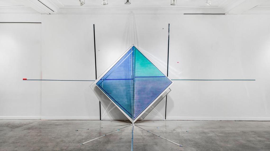 Kelley Johnson’s “Starburst,” 2015-16. Mixed media, dimensions variable.