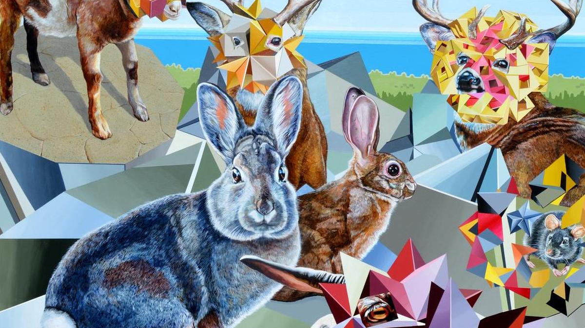 
Juan Travieso’s mural is in the Leah Arts District.
