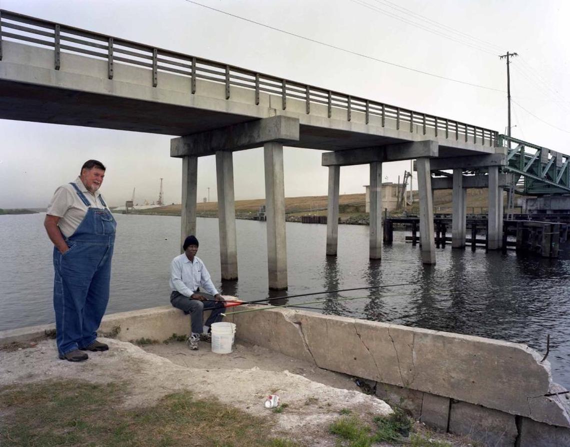 Richard LaBarbera’s photographer of Lake Okeechobee, on display through August 6 at MOCA-North Miami as part of the South Florida Cultural Consortium show.