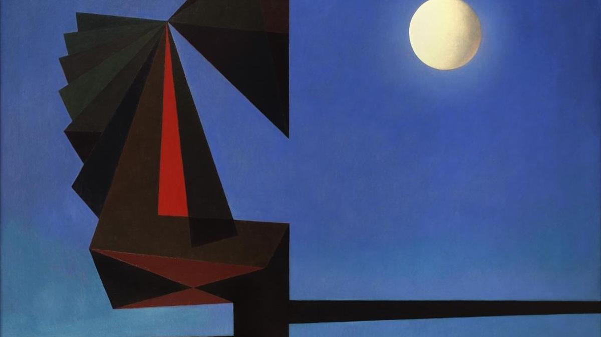 Rafael Soriano, “La Noche,” 1970. Part of the show “Rafael Soriano: The Artist as Mystic” at Frost Art Museum - FIU through Jan. 28, 2018.