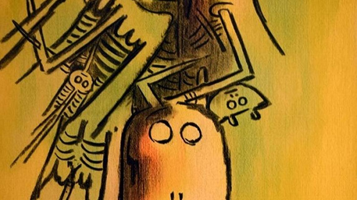 The lithograph ‘Pleniluna’ by the Cuban artist Wifredo Lam is among the 57 artworks donated by Univision to the Patricia & Phillip Frost Art Museum FIU.