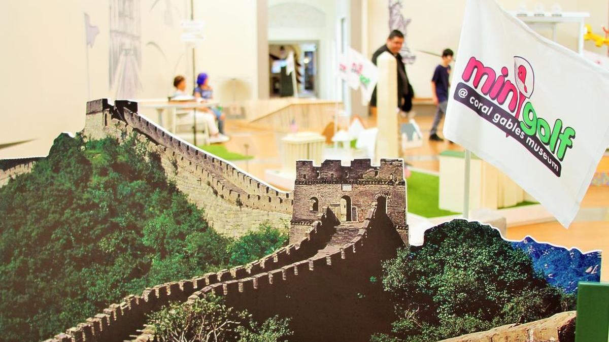 
The Great Wall of China, the Great Pyramid of Giza, the Australia’s 700 million-year-old Ayers Rock, Guatemala’s El Gran Jaguar Temple and even local landmarks like Coral Gables’ Alhambra Water Tower are featured in ‘Mini Golf 2015: International Edition.’
