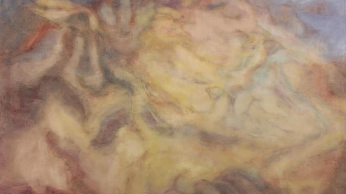 LilianeTomasko; Delirious, 2013, oil on linen, 70 x 76 inches, © L. Tomasko