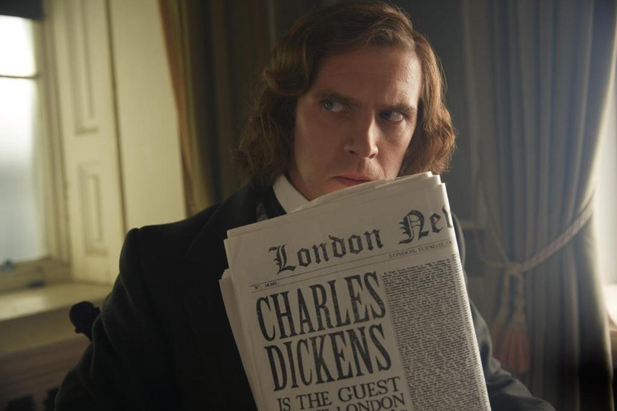 Dan Stevens stars as Charles Dickens in director Bharat Nalluri’s “The Man Who Invented Christmas.”