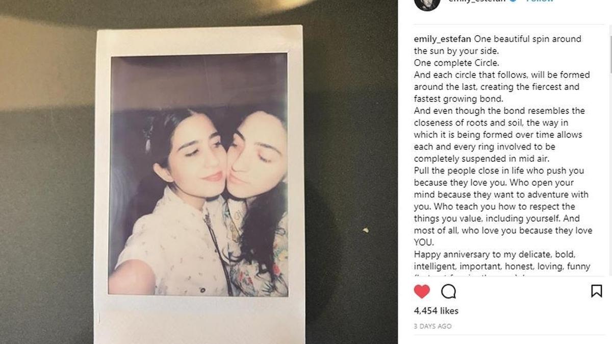 Girlfriends Gemeny Hernandez and Emily Estefan, right.