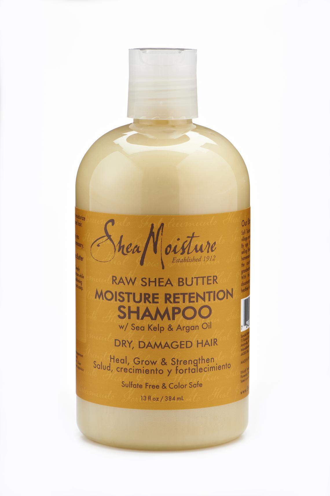 Raw Shea Butter Moisture Retention Shampoo.