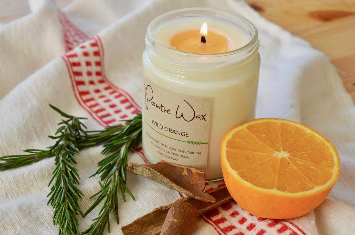 Pontie Wax candle.