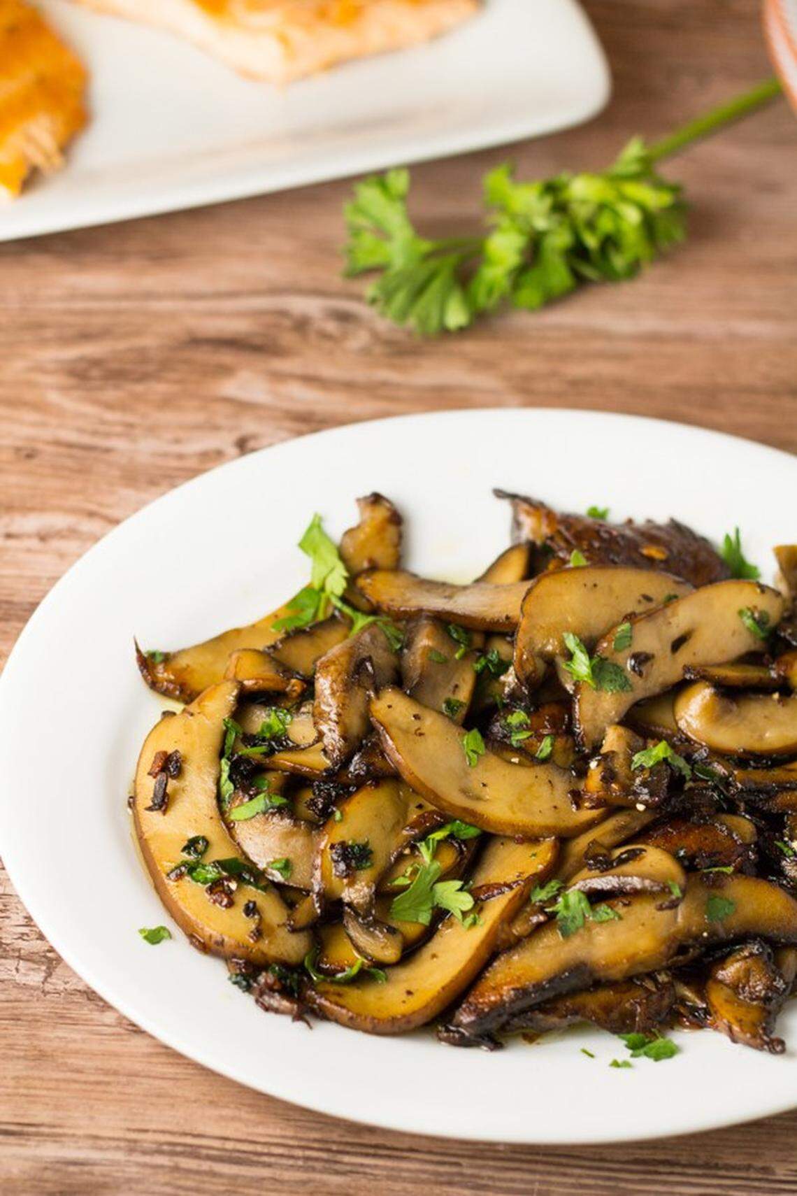 Jamila Rowser swears by the mushrooms and peas at Screaming Carrots.