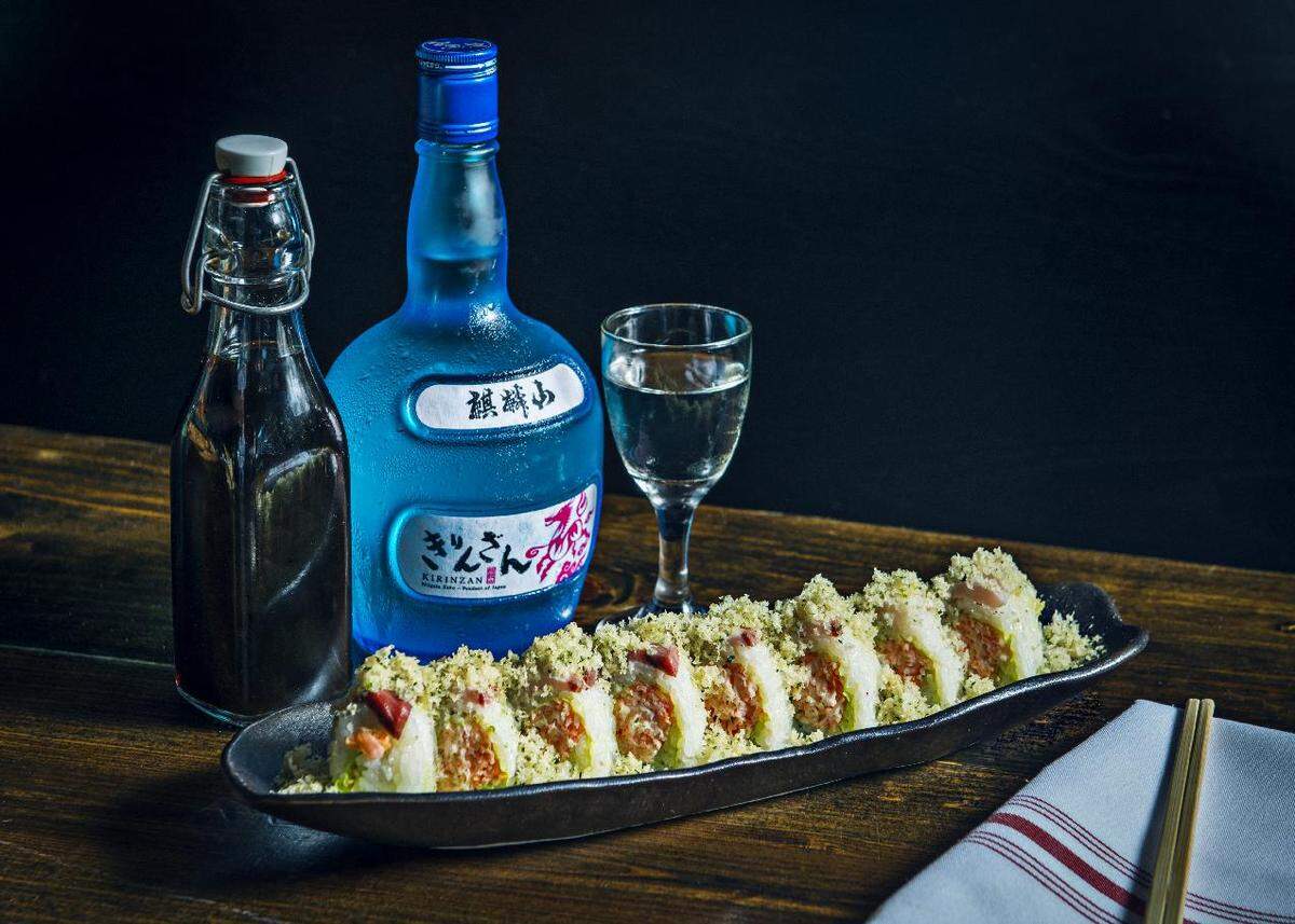 The yellowtail roll at Pubbelly Sushi.