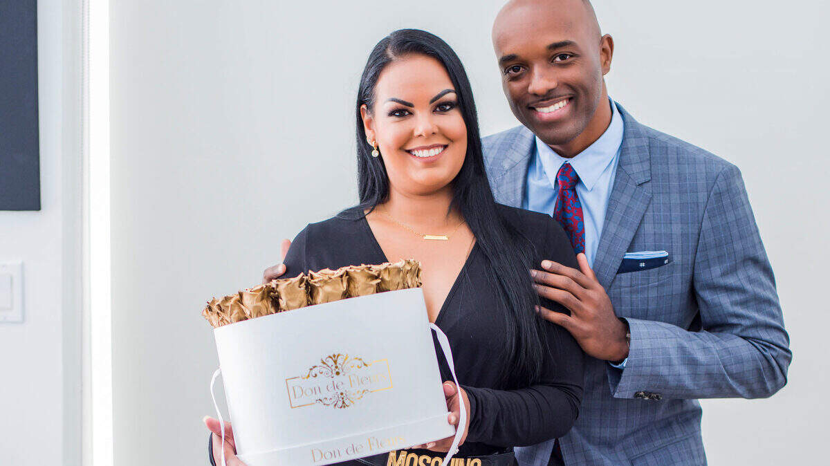 Manayra Gonzalez-Nwokolo and Samuel Nwokolo of Don de Fleurs. Photograph by Felipe Cuevas.