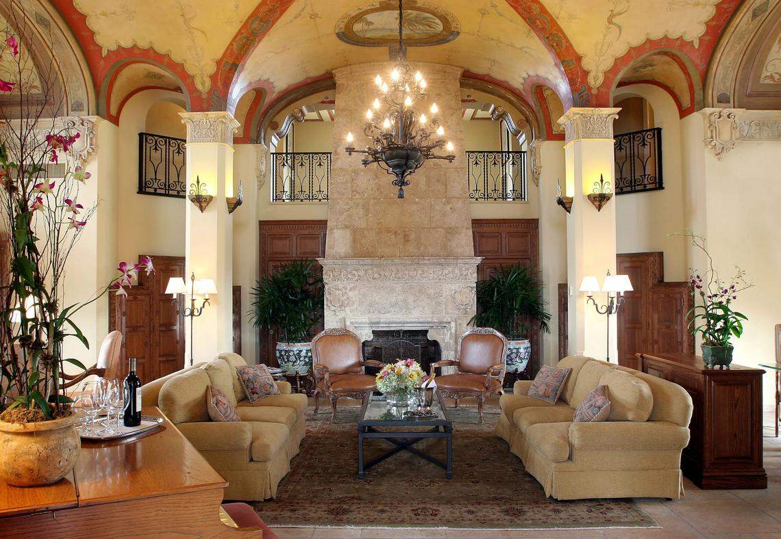 The massive Everglades Suite at The Biltmore Hotel in Coral Gables.