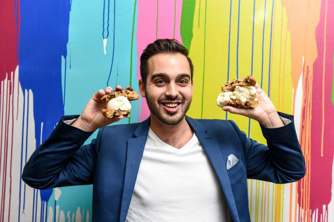 Andrew Gonzalez of Night Owl Cookie Co. Photograph by Carina Mask.