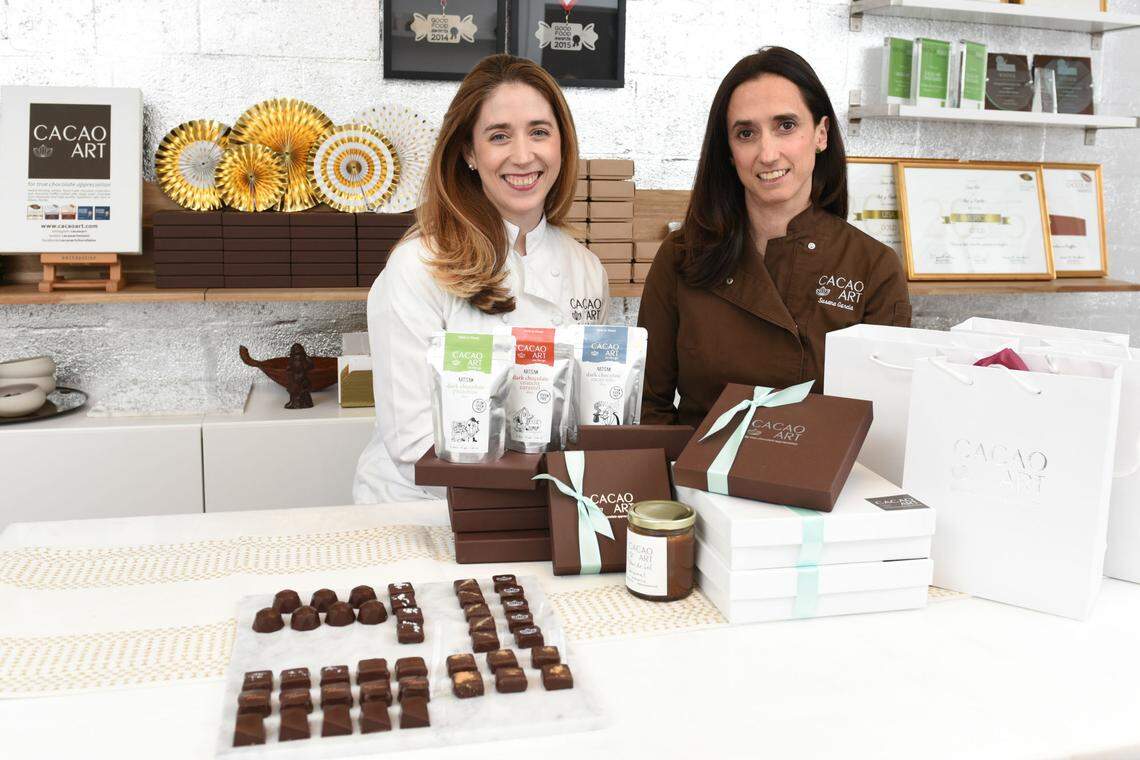 The sisters of Cacao Art in Miami. Photograph by Christina Mendenhall.