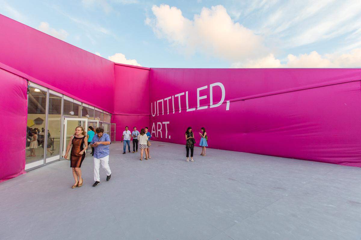 Untitled art fair in Miami Beach, during Art Basel and Miami Art Week.