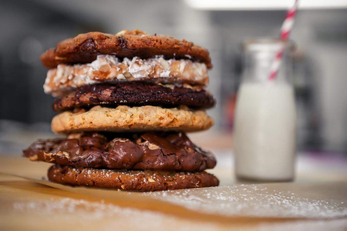 A stack of Cindy Lou’s cookies.