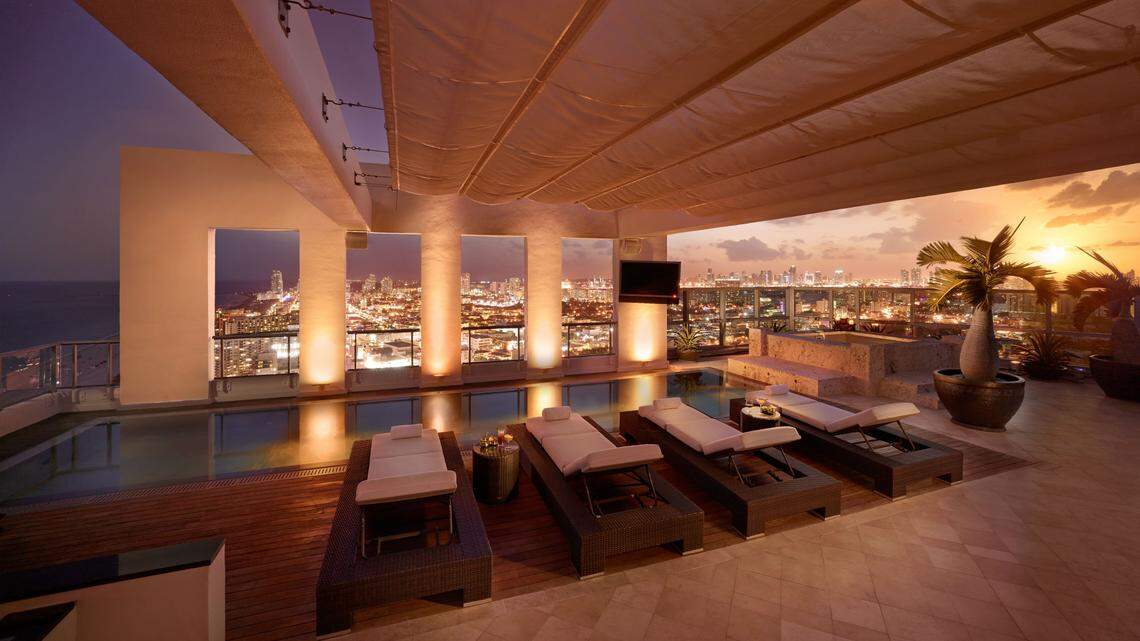The Penthouse Suite at The Setai starts at $32,000 a night. The price includes this view.