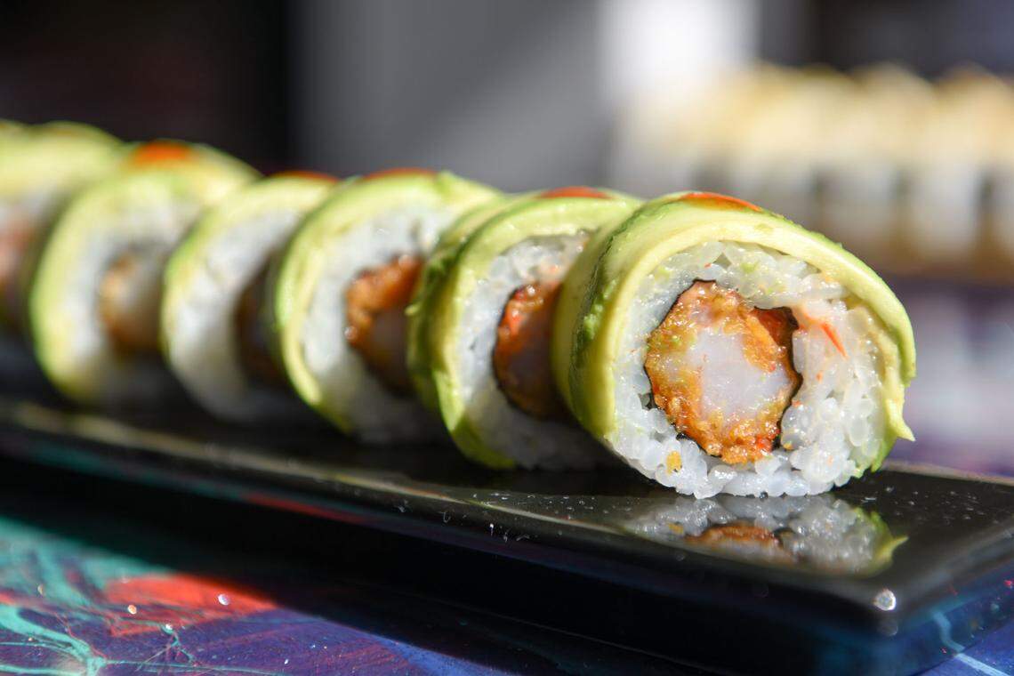 Coral Gables by way of Buenos Aires at Sushi Club on Miracle Mile. Photograph by Carina Mask.