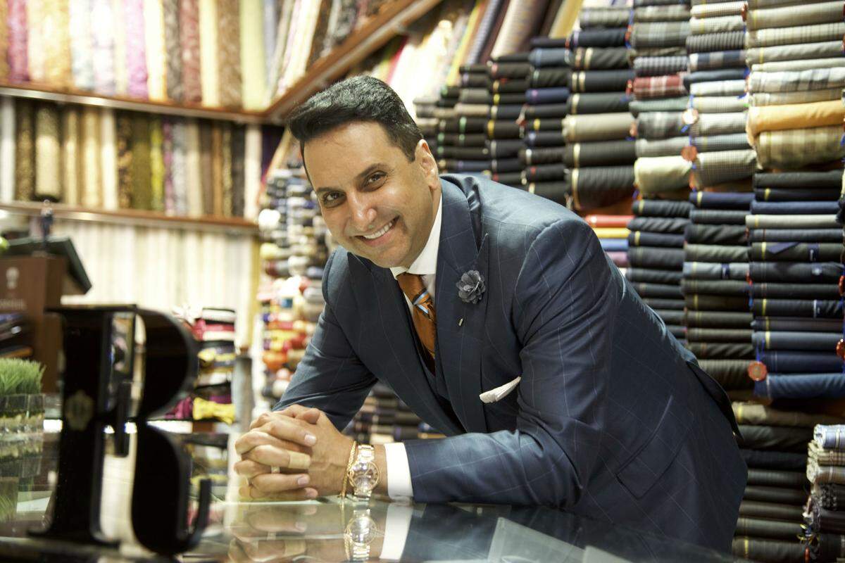 Rex Fabrics founder Ricardo Aldama scours the world for the best materials and products for his customers.