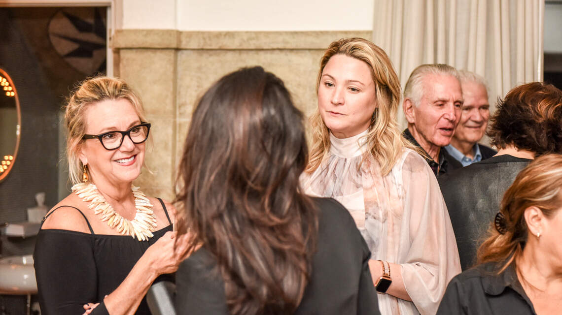 Ira Statfeld hosts an exclusive party in Miami Beach for fashion designer Ala von Auersperg