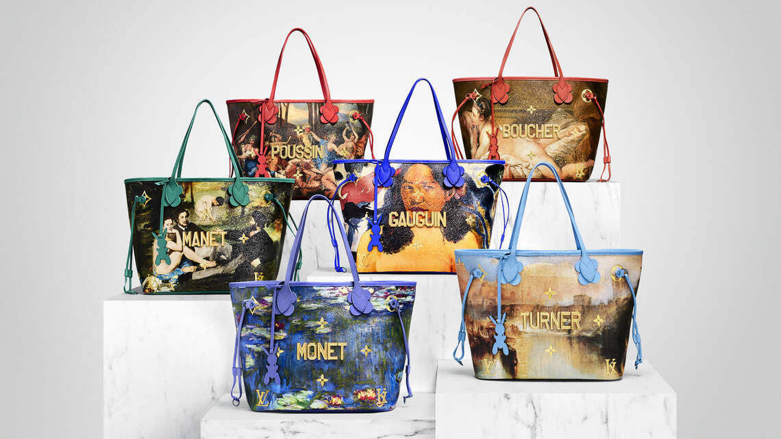 When Jeff Koons meets Louis Vuitton: Luxury Pop Art handbags