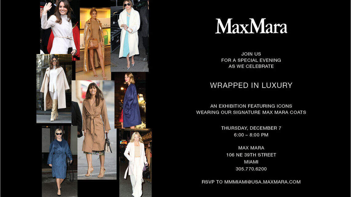 Max Mara invites you to celebrate ‘Wrapped in Luxury’