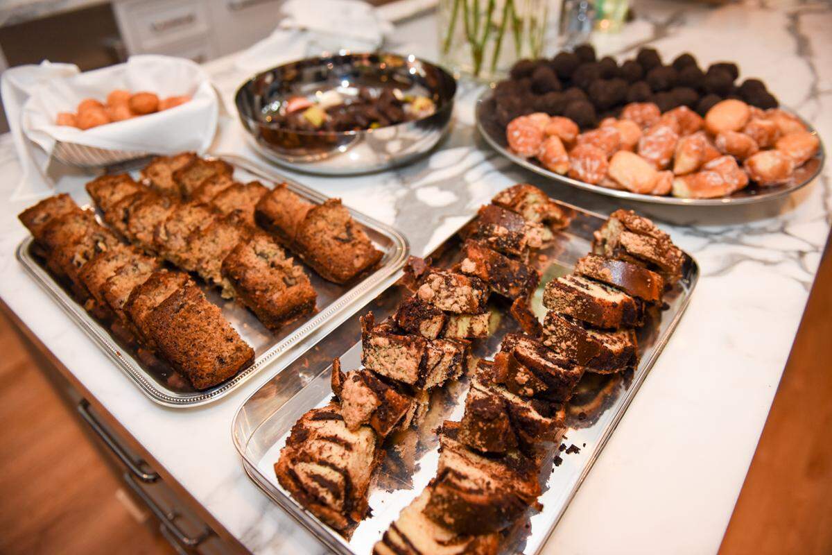 Divine food at the Ala von Auesperg trunk show and party.