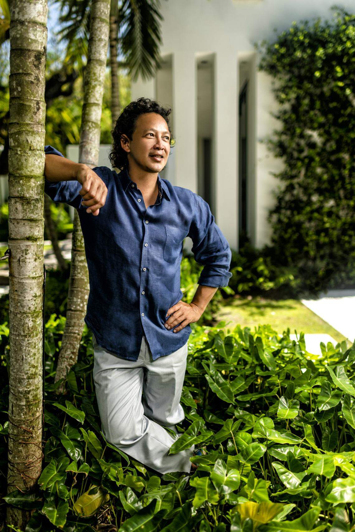 Fernando Wong's other recent projects include the sculpture garden for the Institute of Contemporary Art Miami. Photograph by Nick Garcia for INDULGE.