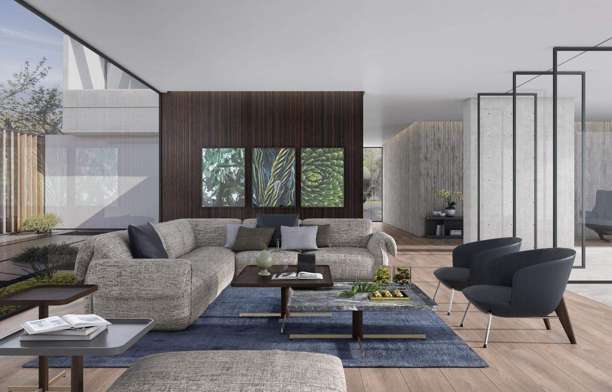 The Natuzzi Icon sofa.