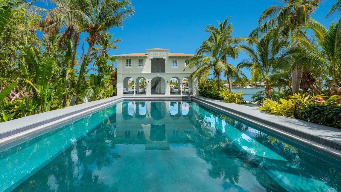 Al Capone's former Miami Beach home on Palm Island is for sale for $15.9 million, including its 60,000-gallon pool.