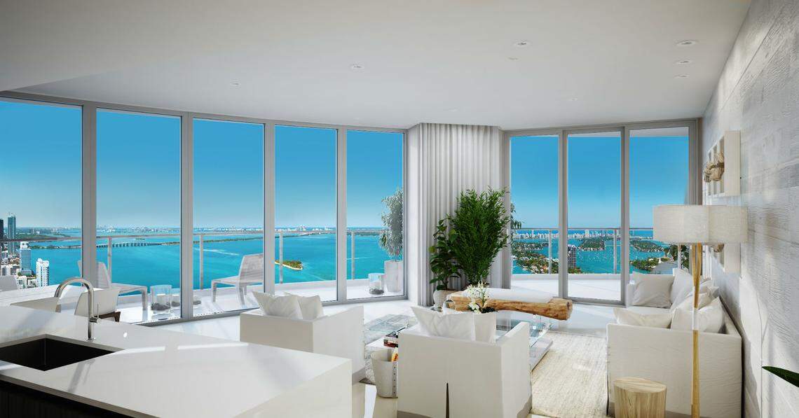 Aria on the Bay has water views for days.