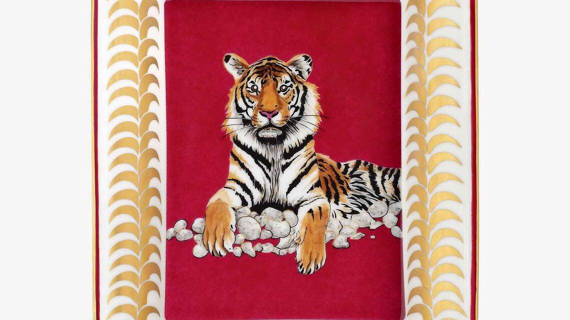 Hermès tiger tray is a reminder that change can have enduring effects