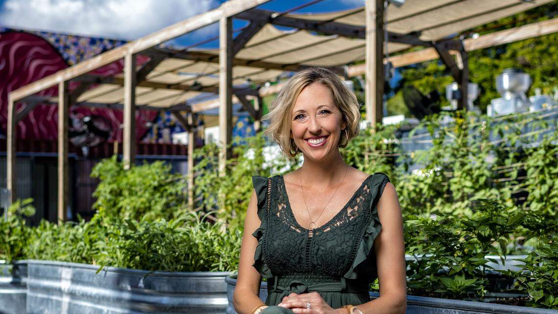 Julie Frans, at home at The Wynwood Yard. Photograph by Nick Garcia.