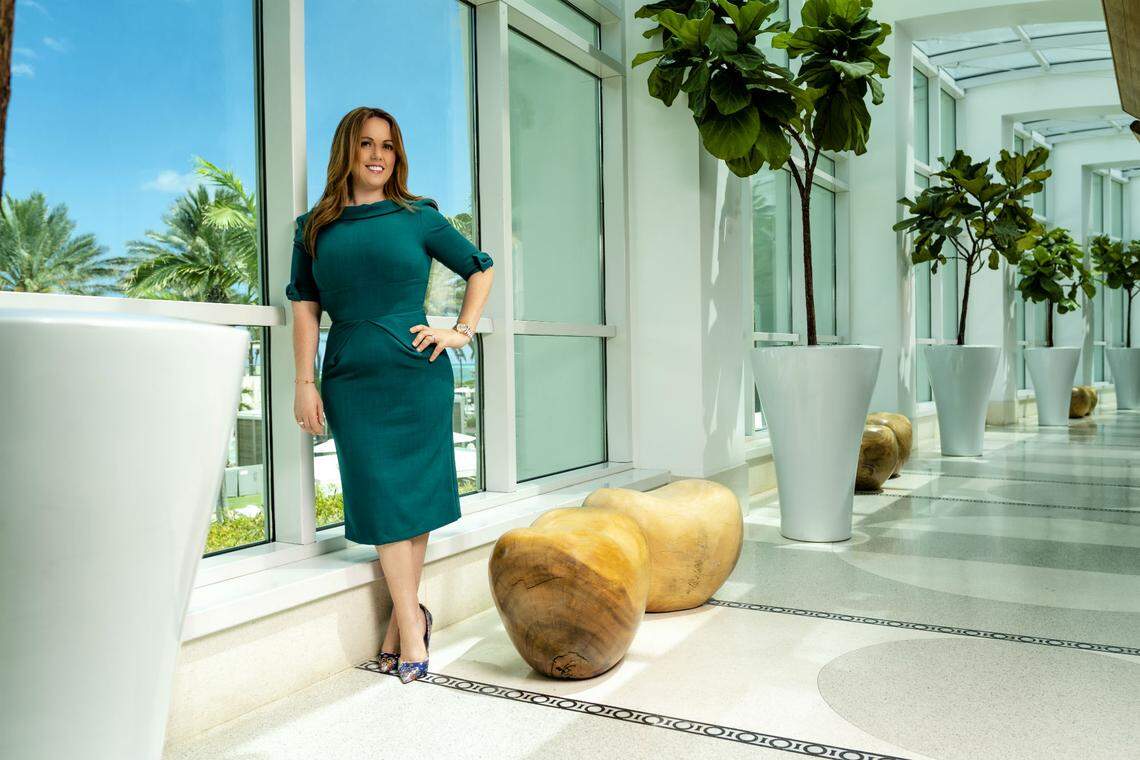 Mary Rogers at Fontainebleau Miami Beach. Photograph by Nick Garcia.