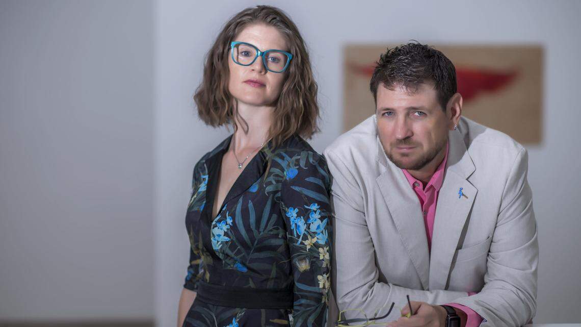 Tyler Emerson-Dorsch and Brook Dorsch run Emerson Dorsch gallery in Little Haiti. Photograph by Felipe Cuevas.