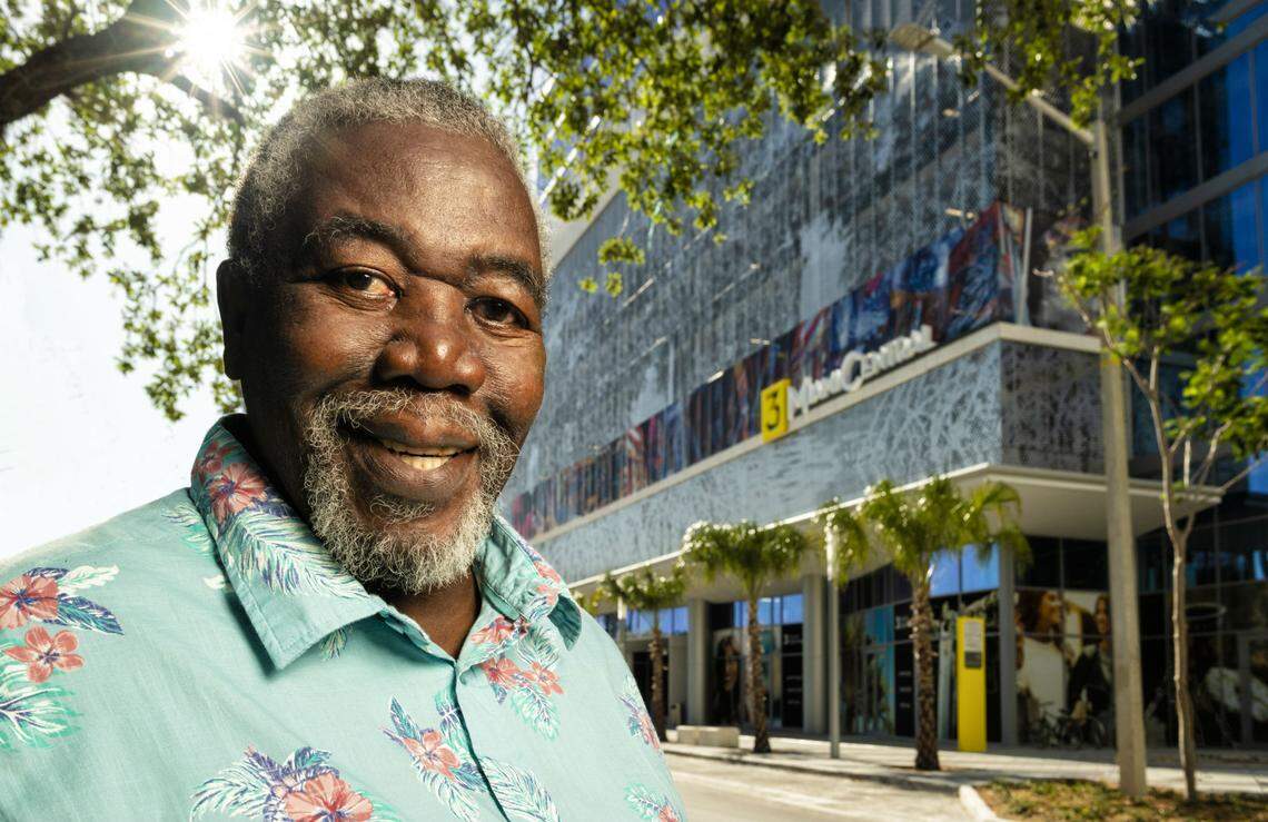 Robert McKnight at 3 MiamiCentral. Photograph by Nick Garcia.